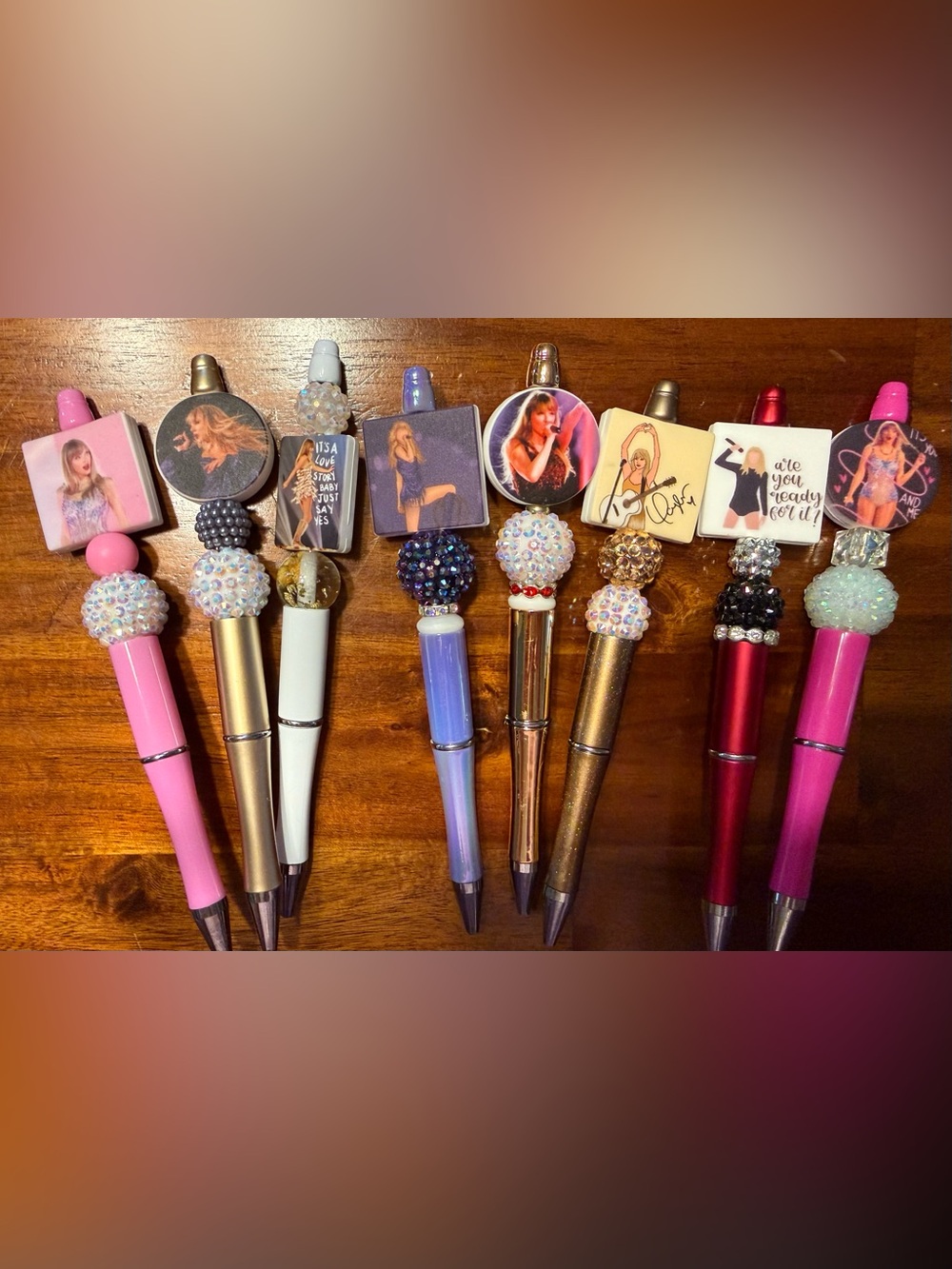 Taylor Swift Beaded Focal Pens!